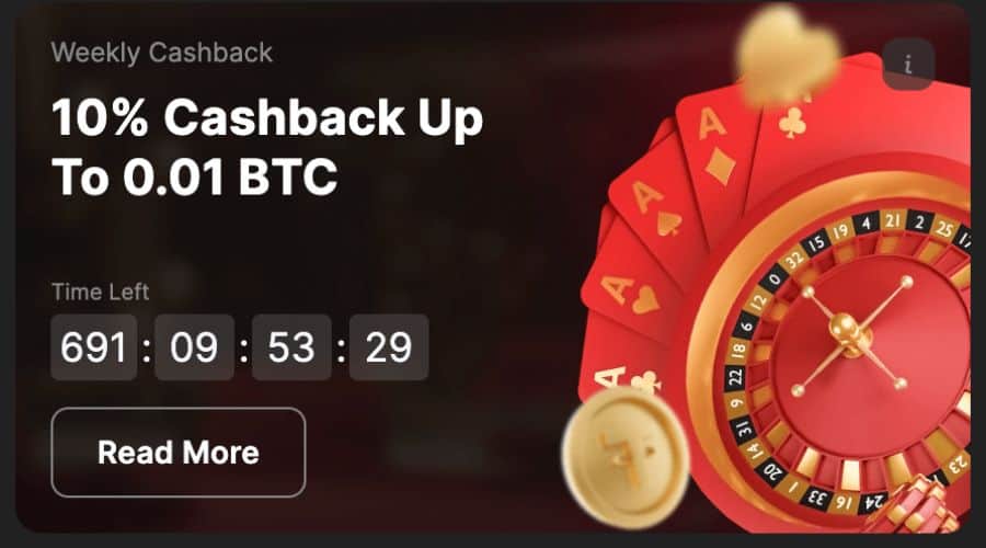 Betspins.io weekly offers