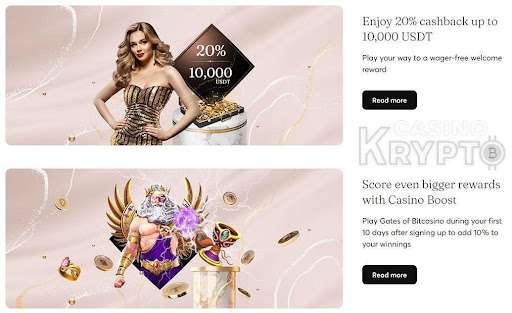 Bitcaisno io WELCOME BONUS