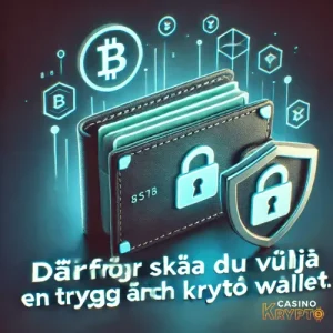 Därför ska du välja en trygg och säker krypto wallet