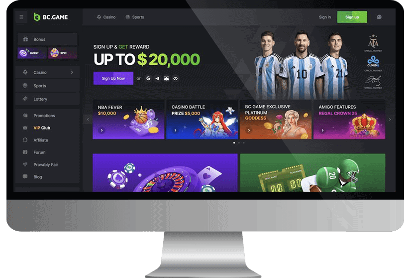 bc game casino mockup