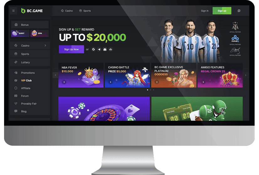 bc game casino mockup