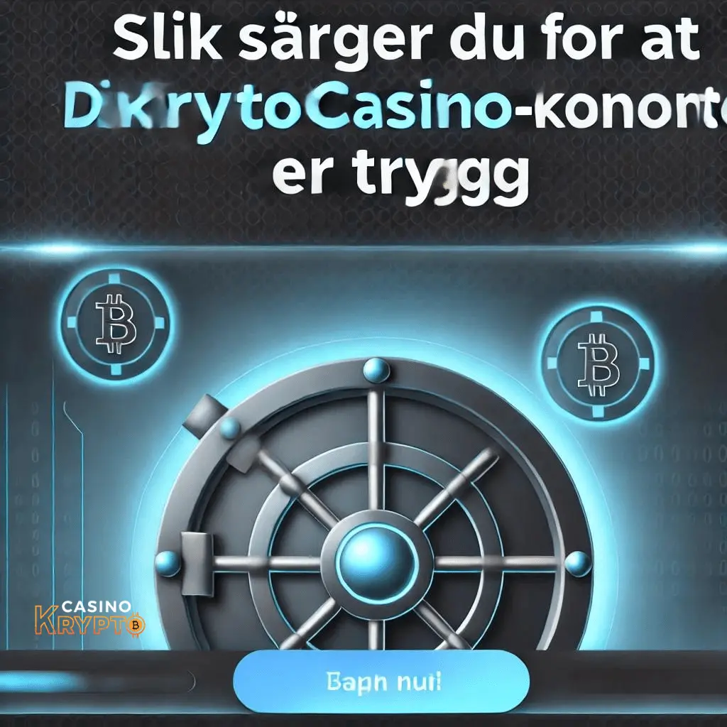Slik sørger du for at din kryptocasino-konto er trygg