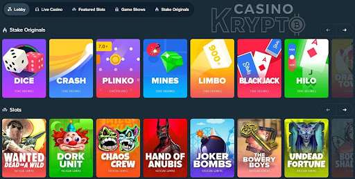 stake casino games