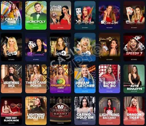betfury casino live games