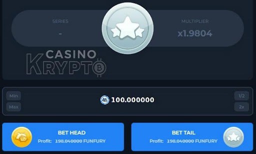 Betfury coinflip game