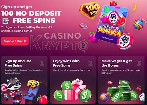 betfury 100 free spins