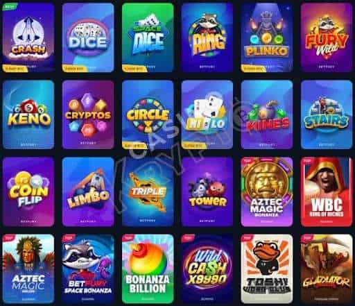 betfury casino games