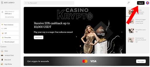 bitcasino signin