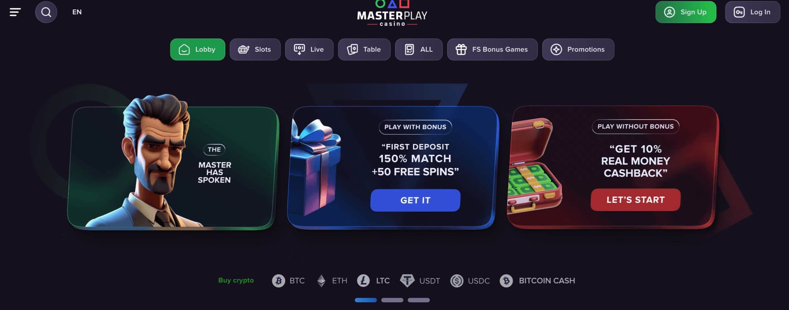 masterplay casino platform
