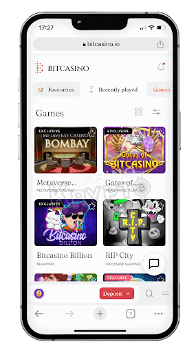 bitcasino app