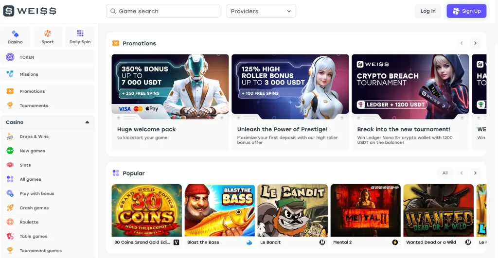 weissbet casino bonus codes